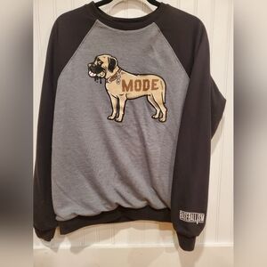 Baseballism Beast Mode Reversible Sweatshirt. Mens Medium